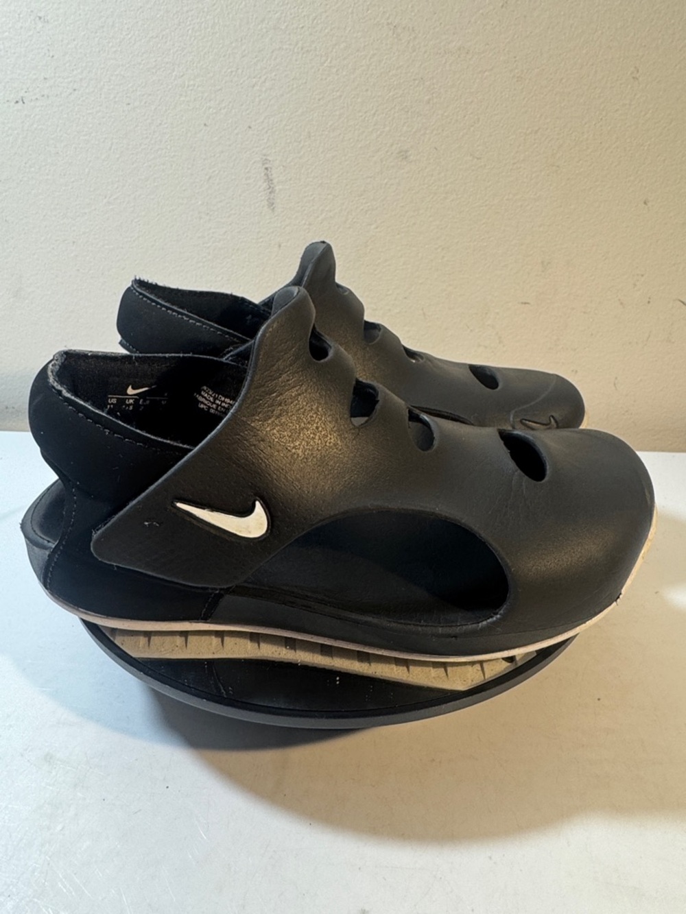 “SOLD” Nike Sunray Protect 3 Kids Black/White Sandal Style# DH9462-001 - 11C